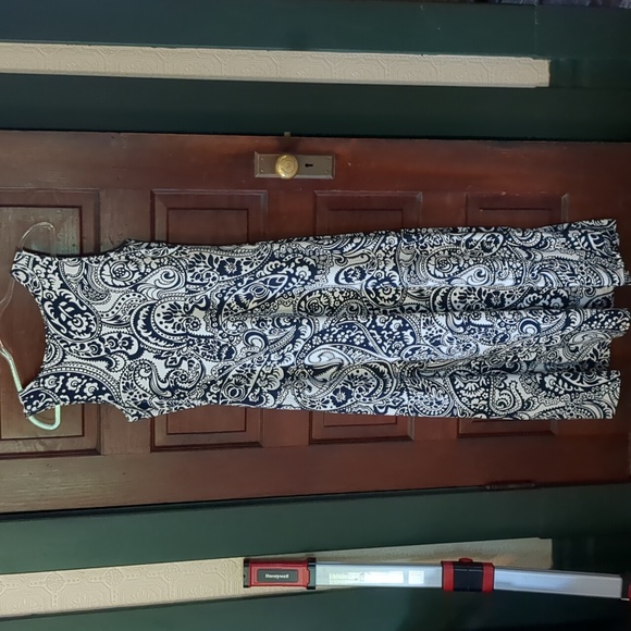 Talbots Knit Jersey Maxi Dress Paisley - Picture 8 of 9